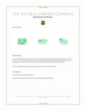 0.59 Ct. Emerald from Russia Appraisal