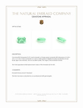 0.59 Ct. Emerald from Russia Appraisal