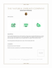 0.54 Ct. Emerald from Russia Appraisal