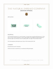 0.74 Ct. Emerald from Russia Appraisal