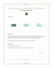 0.91 Ct. Emerald from Russia Appraisal