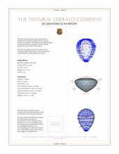 0.66 Ct. Emerald from Zambia 3 D Scan Report