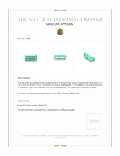 0.56 Ct. Emerald from Russia Appraisal