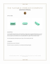 0.56 Ct. Emerald from Russia Appraisal
