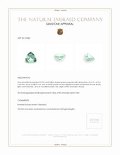 0.70 Ct. Emerald from Russia Appraisal