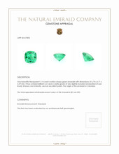 1.14 Ct. Emerald from Colombia Appraisal