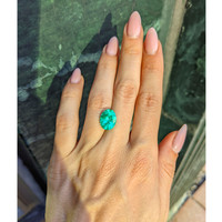 4.26 Ct. Emerald from Colombia Life Style