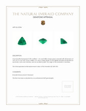 1.25 Ct. Emerald from Colombia Appraisal