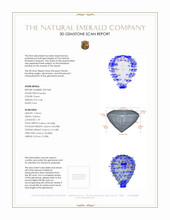 0.68 Ct. Emerald from Zambia 3 D Scan Report
