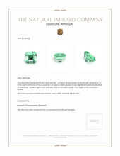 0.60 Ct. Emerald from Russia Appraisal