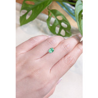 0.74 Ct. Emerald from Russia Life Style