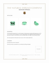 0.51 Ct. Emerald from Russia Appraisal