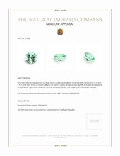 0.72 Ct. Emerald from Russia Appraisal