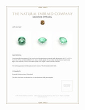 0.54 Ct. Emerald from Russia Appraisal