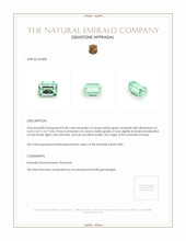0.68 Ct. Emerald from Russia Appraisal