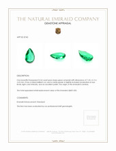 0.54 Ct. Emerald from Zambia Appraisal