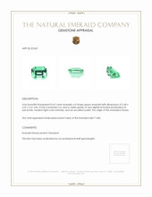 0.62 Ct. Emerald from Russia Appraisal