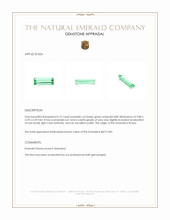 0.72 Ct. Emerald from Russia Appraisal