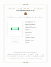 0.72 Ct. Emerald from Russia Scan Report