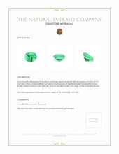 0.56 Ct. Emerald from Russia Appraisal