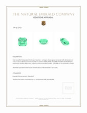 0.55 Ct. Emerald from Russia Appraisal