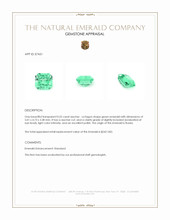 0.55 Ct. Emerald from Russia Appraisal