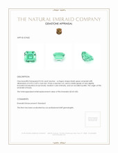 0.54 Ct. Emerald from Russia Appraisal