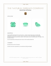 0.54 Ct. Emerald from Russia Appraisal
