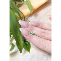 0.54 Ct. Emerald from Russia Life Style