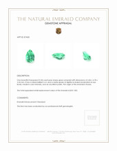0.58 Ct. Emerald from Russia Appraisal
