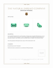 0.76 Ct. Emerald from Russia Appraisal