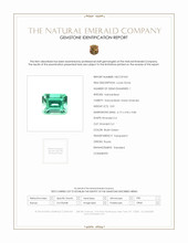 0.81 Ct. Emerald from Russia Scan Report