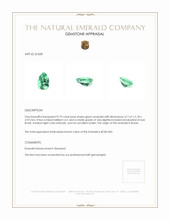 0.79 Ct. Emerald from Russia Appraisal