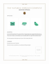 0.93 Ct. Emerald from Russia Appraisal