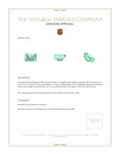 0.85 Ct. Emerald from Russia Appraisal