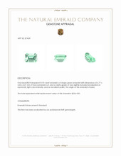 0.93 Ct. Emerald from Russia Appraisal