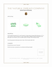 0.97 Ct. Emerald from Russia Appraisal