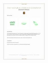 0.97 Ct. Emerald from Russia Appraisal