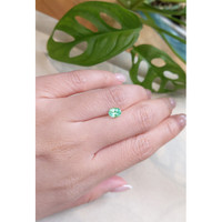 0.80 Ct. Emerald from Russia Life Style