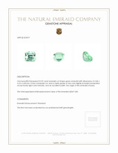0.95 Ct. Emerald from Russia Appraisal