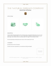 0.80 Ct. Emerald from Russia Appraisal