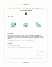 0.77 Ct. Emerald from Russia Appraisal
