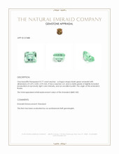 0.77 Ct. Emerald from Russia Appraisal