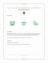 0.77 Ct. Emerald from Russia Appraisal