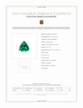 0.53 Ct. Emerald from Colombia Scan Report