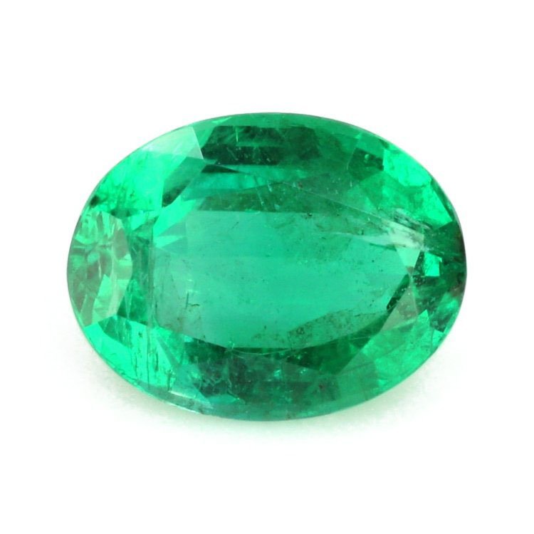 Natural Emerald 7x5.1x4.5mm Faceted Cut Oval 1.06 cts online 1 Piece AA Grade Loose Gemstone - 100% Natural Brazilian Emerald Gemstone - EMGRN-1425