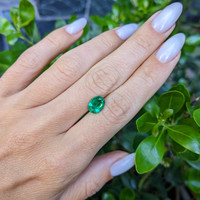 1.72 Ct. Emerald from Zambia Life Style
