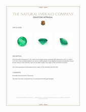 1.83 Ct. Emerald from Zambia Appraisal