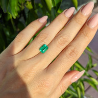 1.54 Ct. Emerald from Zambia Life Style