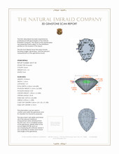 1.61 Ct. Emerald from Zambia 3 D Scan Report